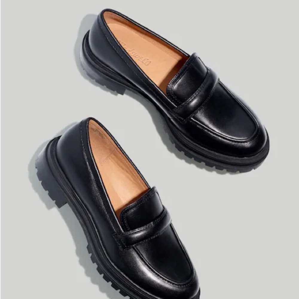 Madewell The Bradley Lugsole Loafer in Leather *NWOT